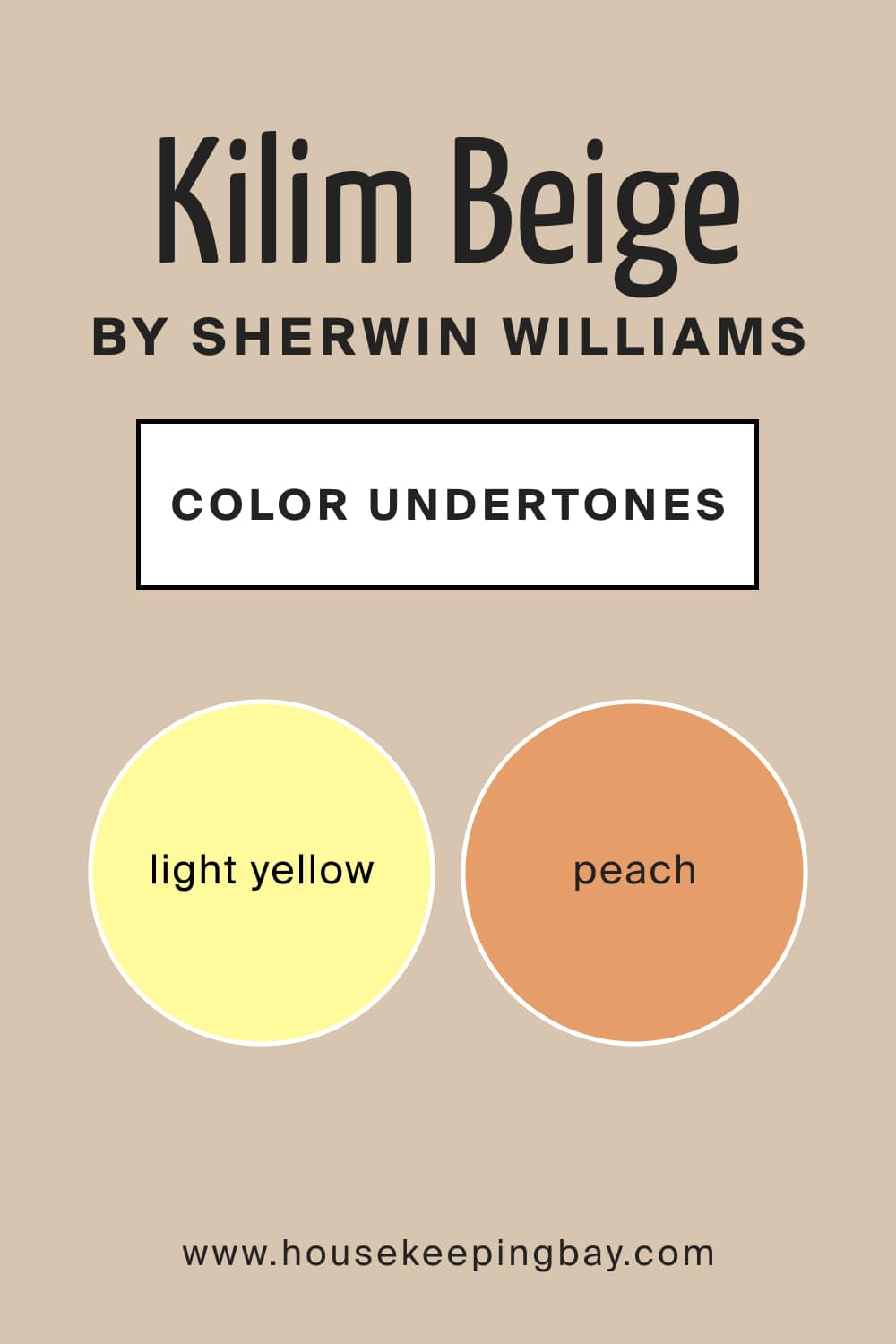 Kilim Beige SW 6106 by Sherwin Williams Color Undertones