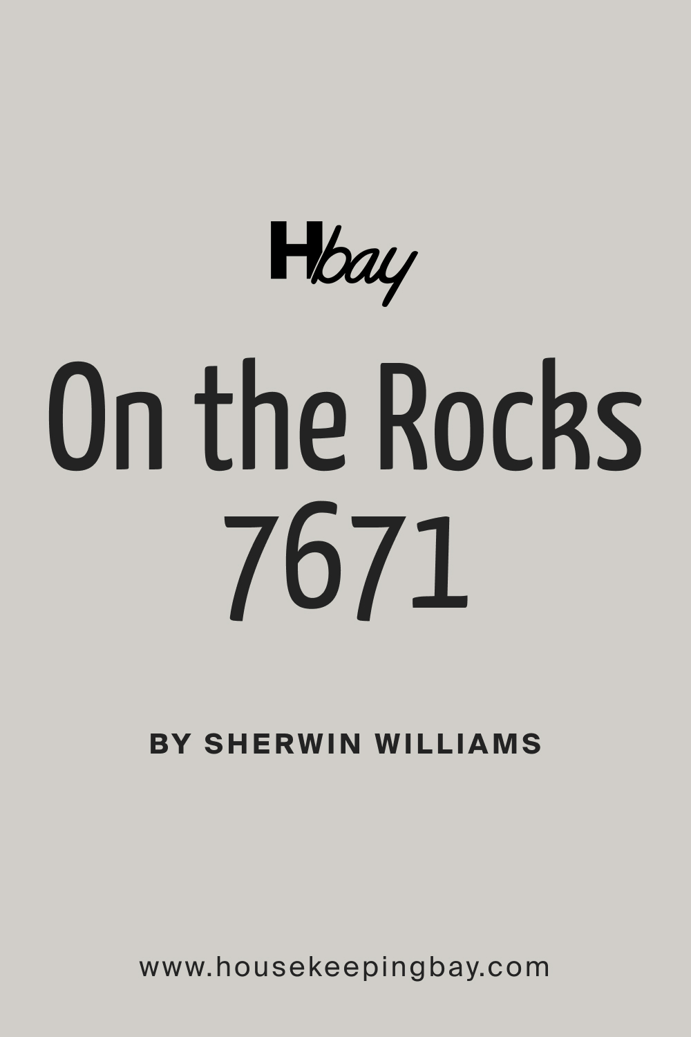On the Rocks SW 7671 Paint Color by Sherwin Williams