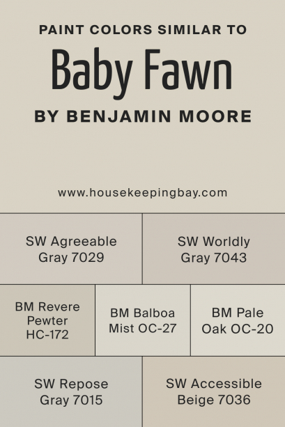 Baby Fawn OC-15 Paint Color by Benjamin Moore