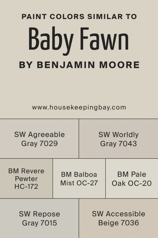 Baby Fawn OC-15 Paint Color by Benjamin Moore