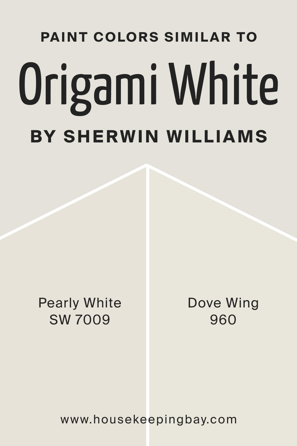 Paint Colors Similar to Origami White SW 7636 by Sherwin Williams