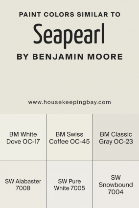 Seapearl OC-19 Paint Color by Benjamin Moore