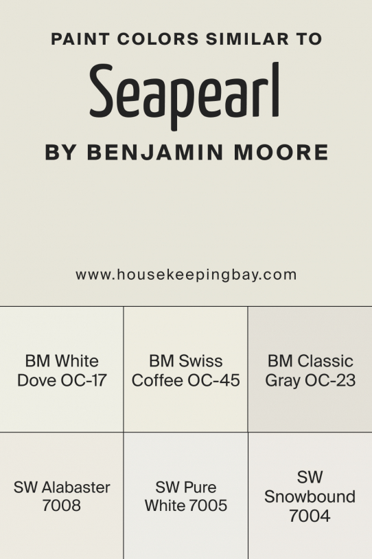 Seapearl OC19 Paint Color by Benjamin Moore