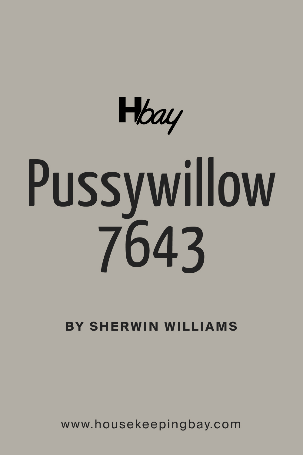 Pussywillow SW 7643 Paint Color by Sherwin Williams