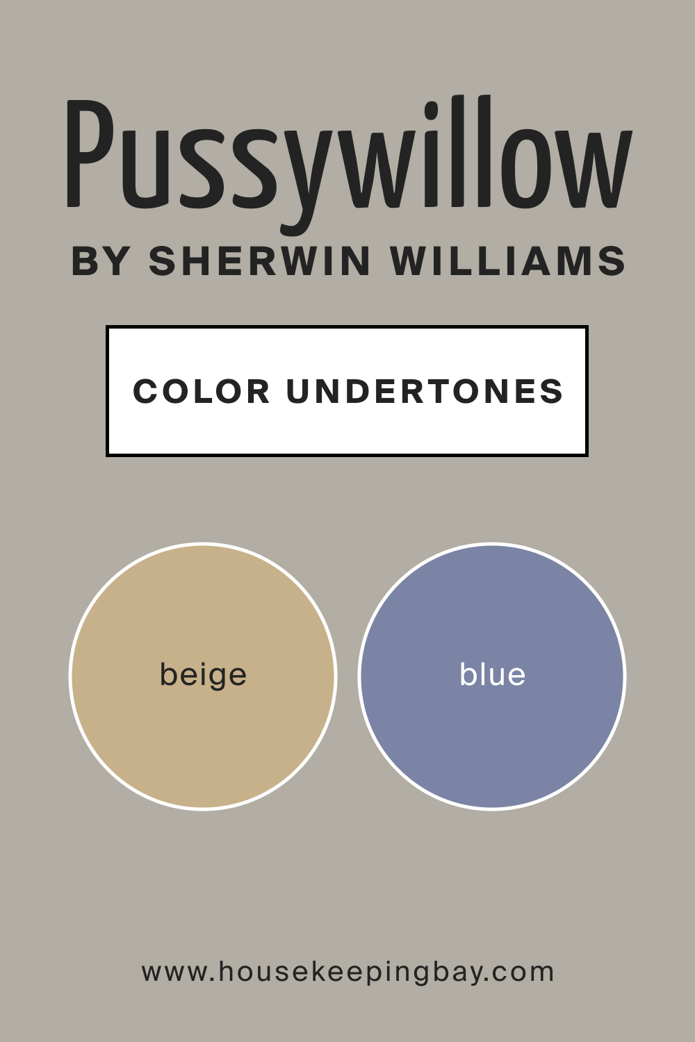 Pussywillow SW 7643 by Sherwin Williams Color Undertones