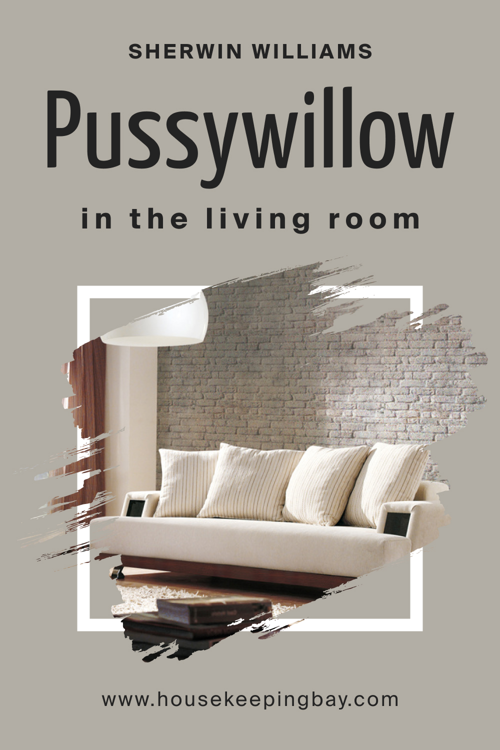 Sherwin Williams. Pussywillow SW 7643 In the Living Room