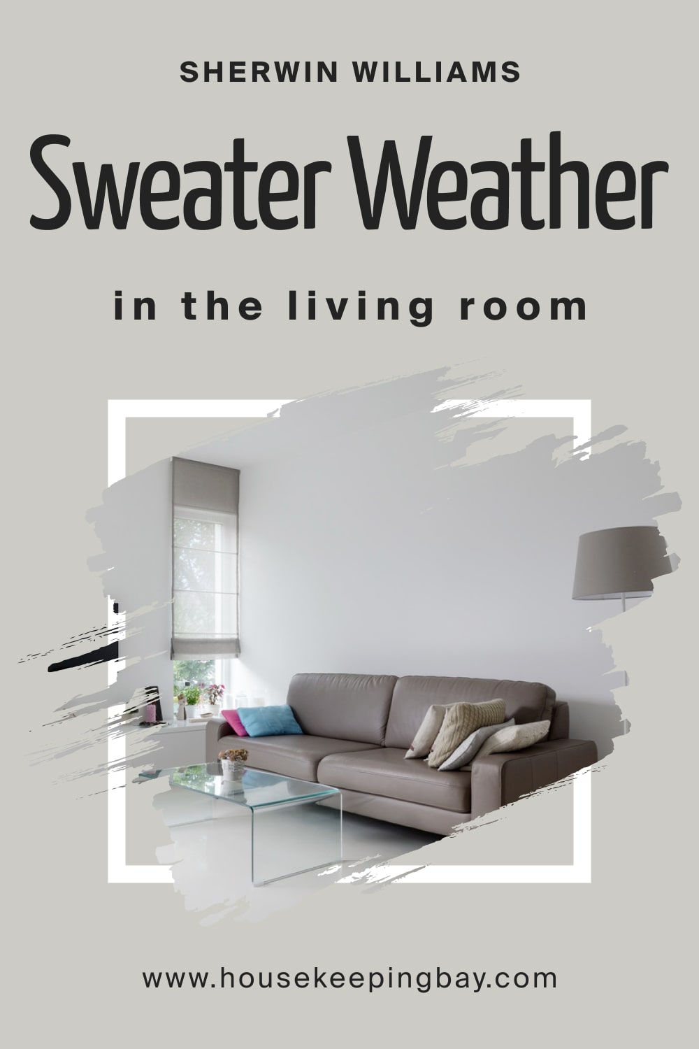 Sherwin Williams.Sweater Weather SW 9548 In the Living Room