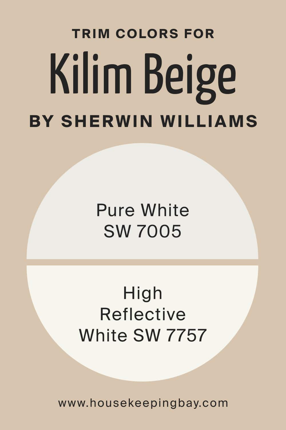 Trim Colors for Kilim Beige SW 6106 by Sherwin Williams