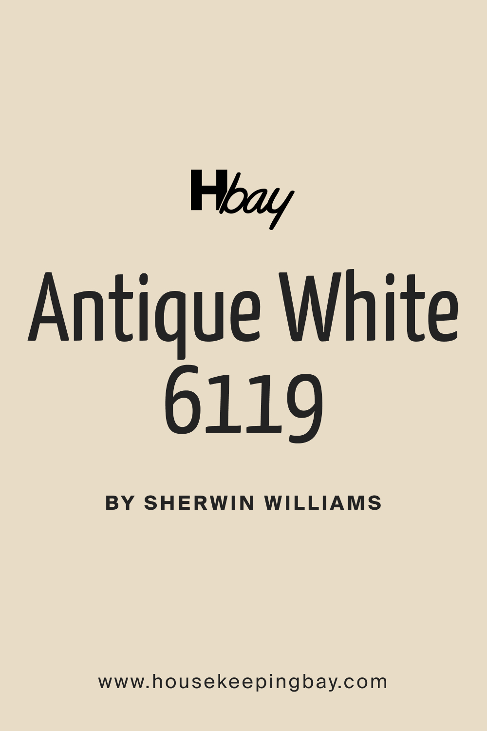 Antique White SW 6119 Paint Color by Sherwin Williams