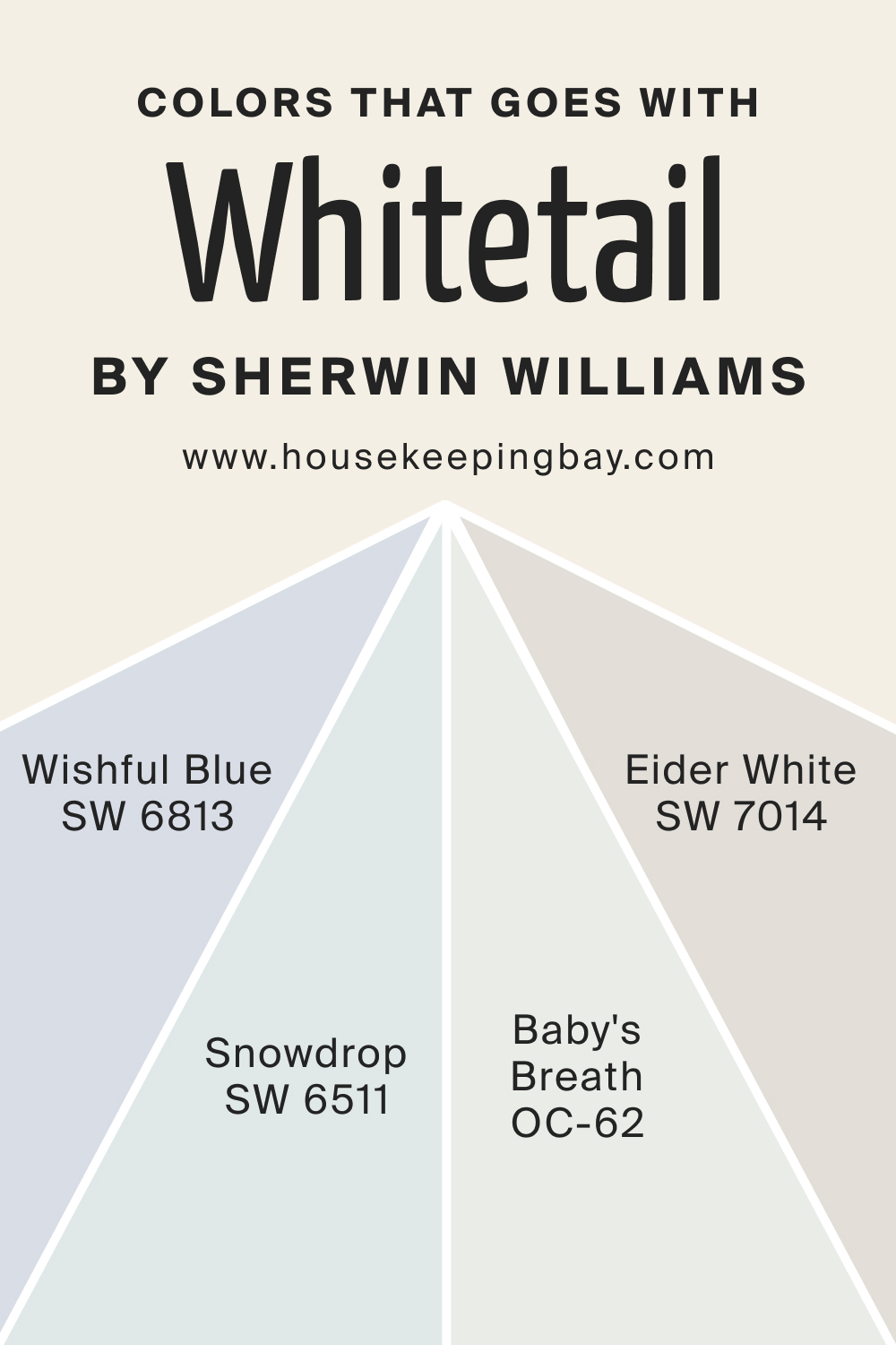 Colors that goes with SW Whitetail by Sherwin Williams