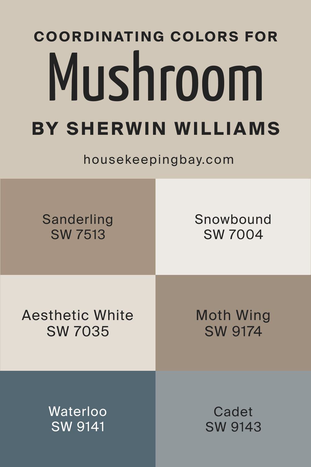 Mushroom SW 9587 Paint Color by Sherwin-Williams