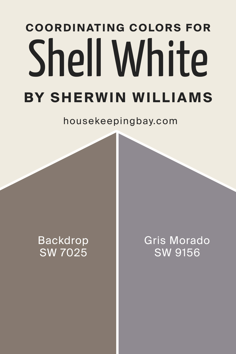 Coordinating Colors for SW Shell White by Sherwin Williams