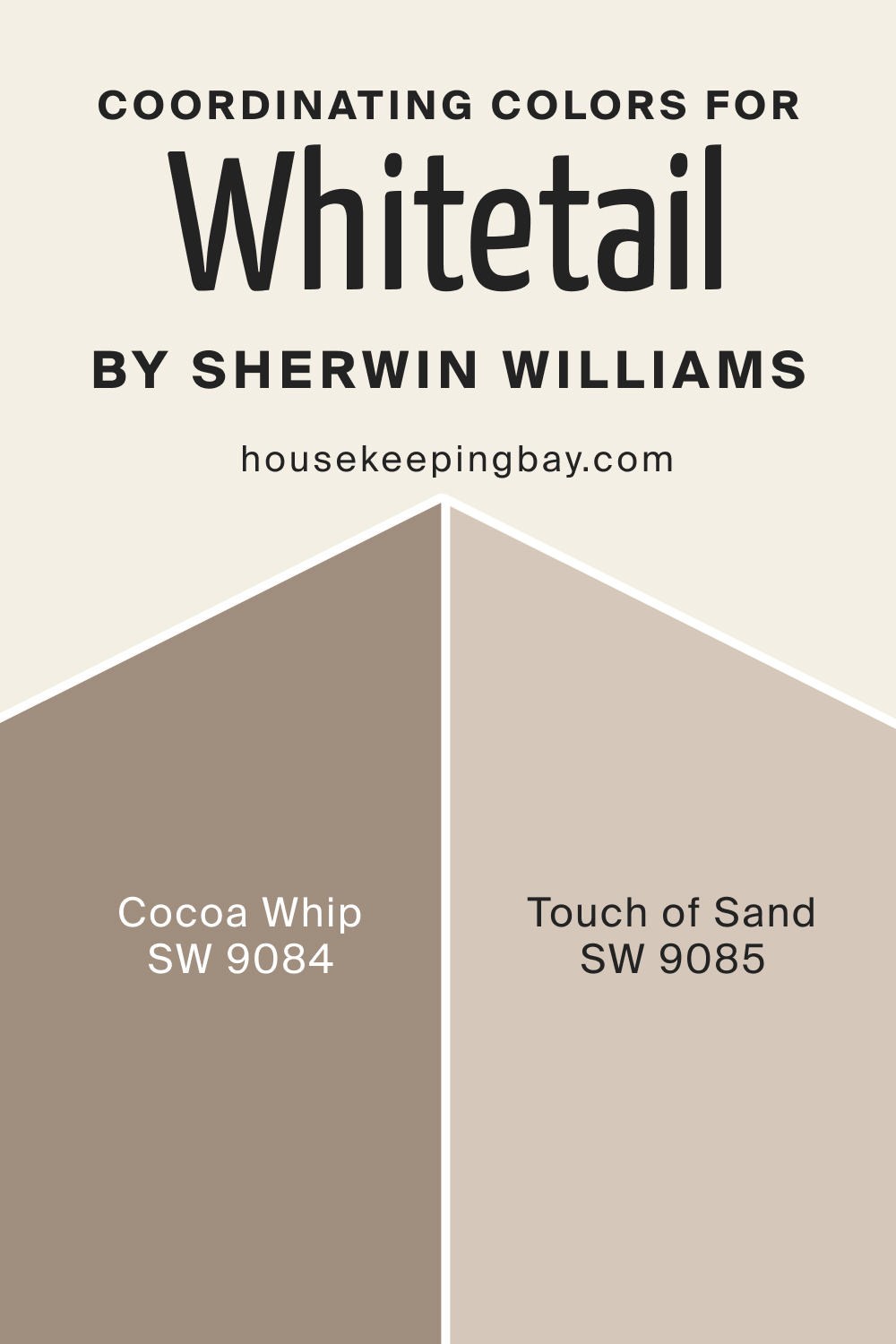 Coordinating Colors for SW Whitetail by Sherwin Williams