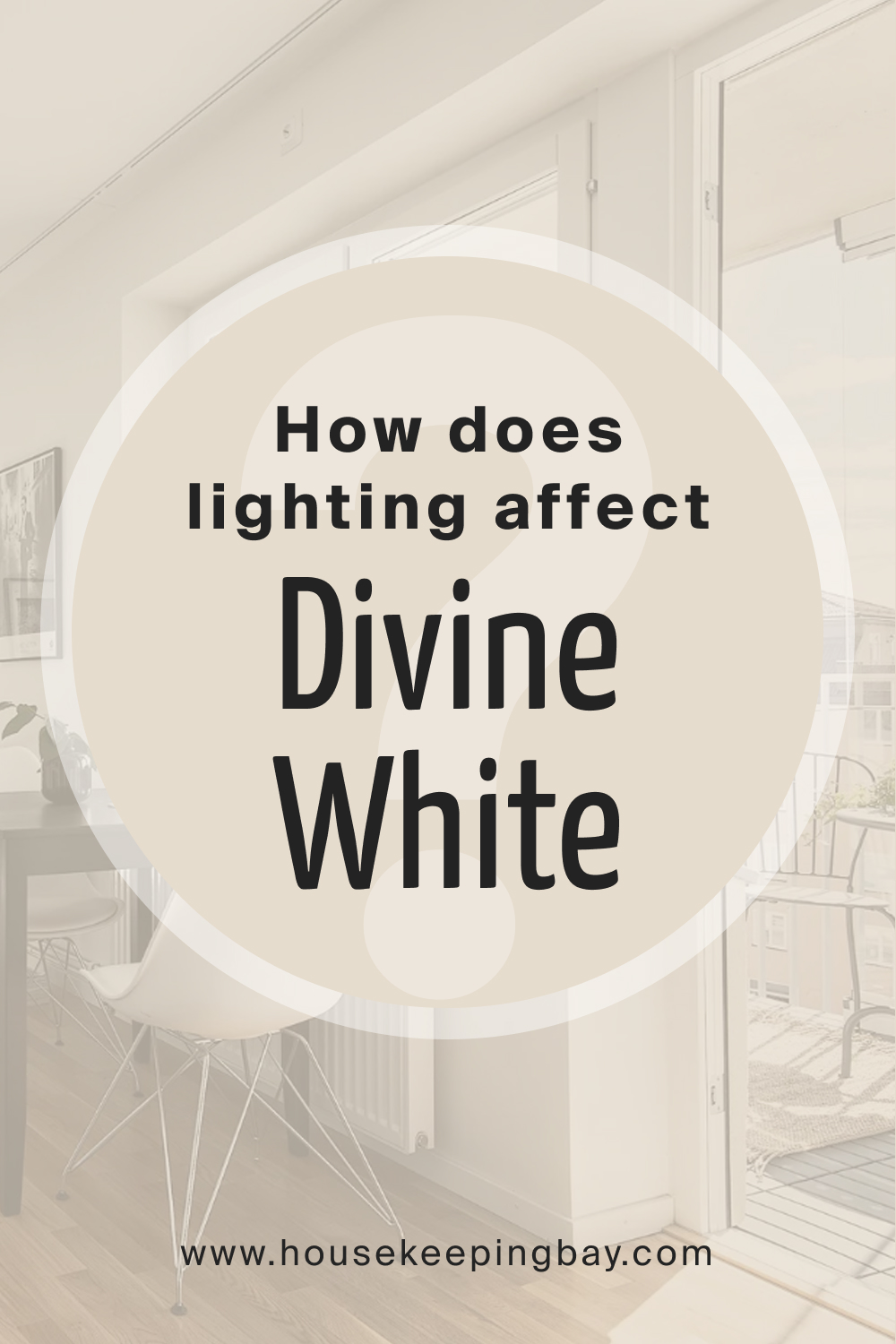 How does lighting affect SW Divine White