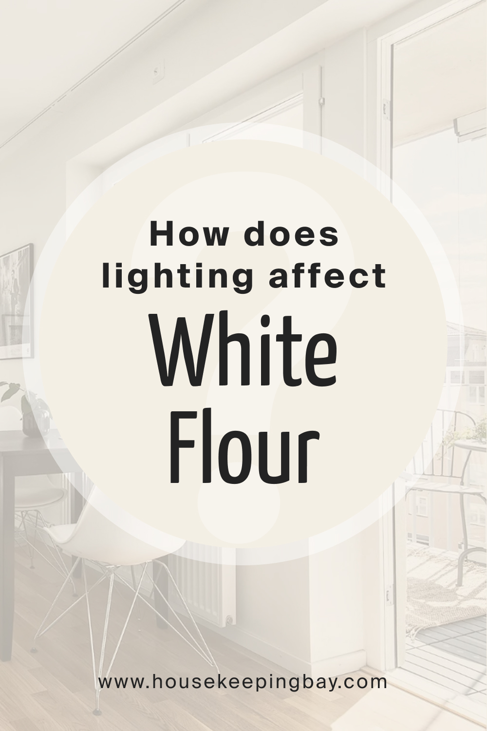 How does lighting affect SW White Flour