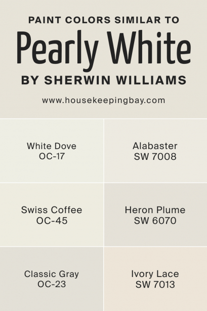 Pearly White 7009 SW Paint Color by Sherwin-Williams