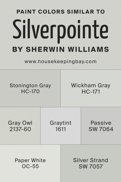 Silverpointe SW 7653 by Sherwin-Williams - Housekeepingbay