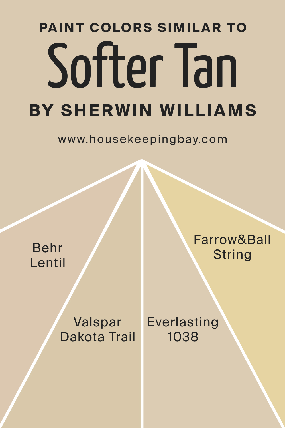 Paint Colors Similar to SW Softer Tan by Sherwin Williams