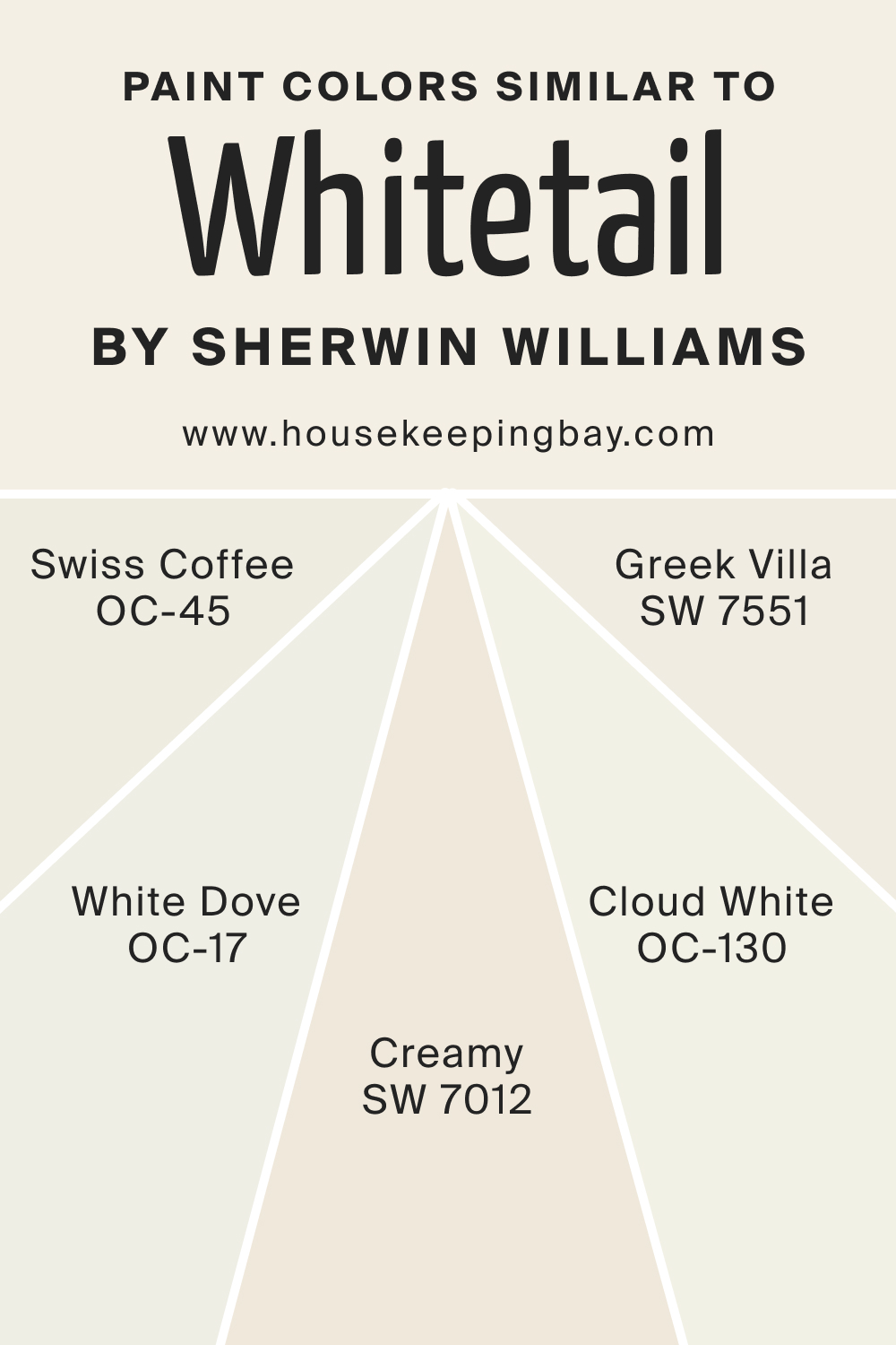 Paint Colors Similar to SW Whitetail by Sherwin Williams