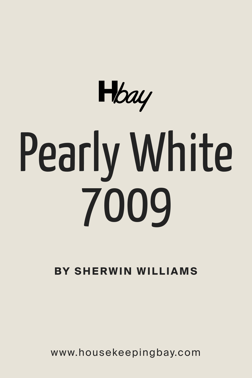 Pearly White SW 7009 Paint Color by Sherwin Williams