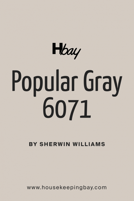 Popular Gray SW 6071 Paint Color by Sherwin-Williams