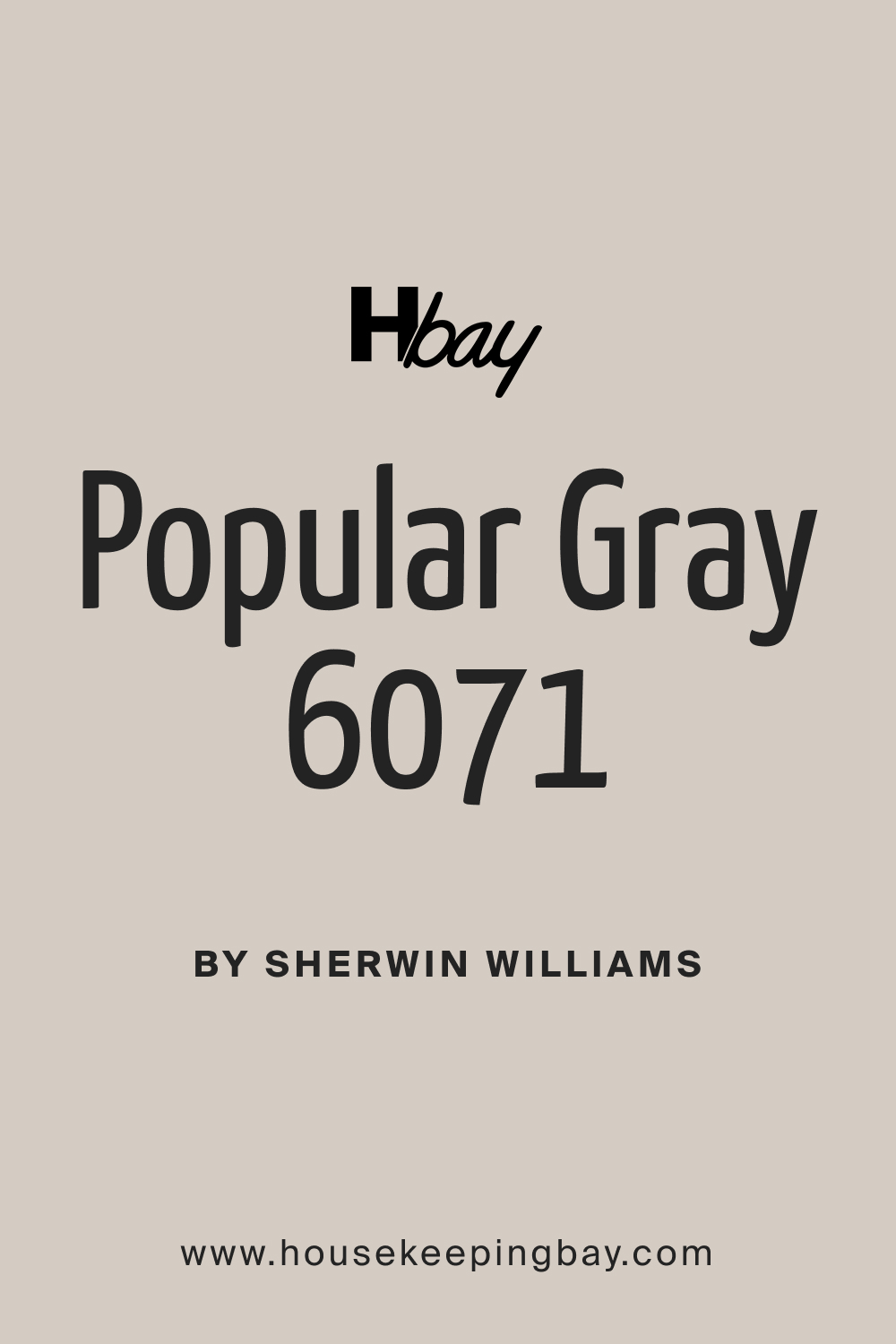Popular Gray SW 6071 Paint Color by Sherwin Williams