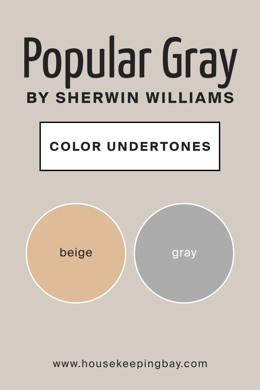 Popular Gray SW by Sherwin Williams Main Color Undertone