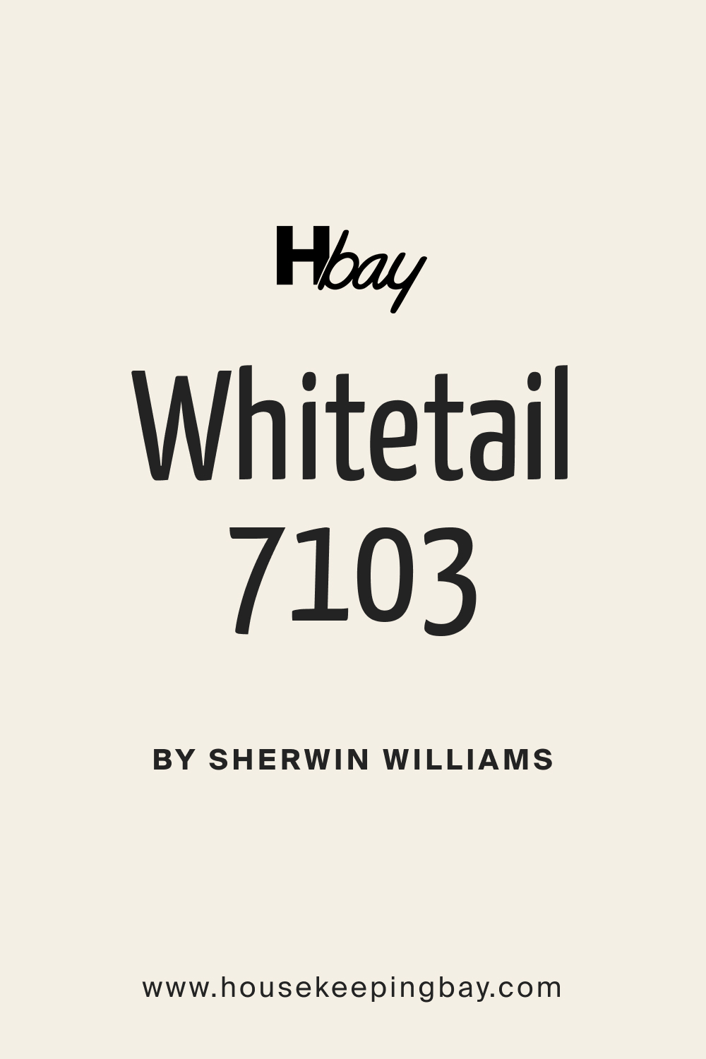 SW 7103 Whitetail Paint Color by Sherwin Williams