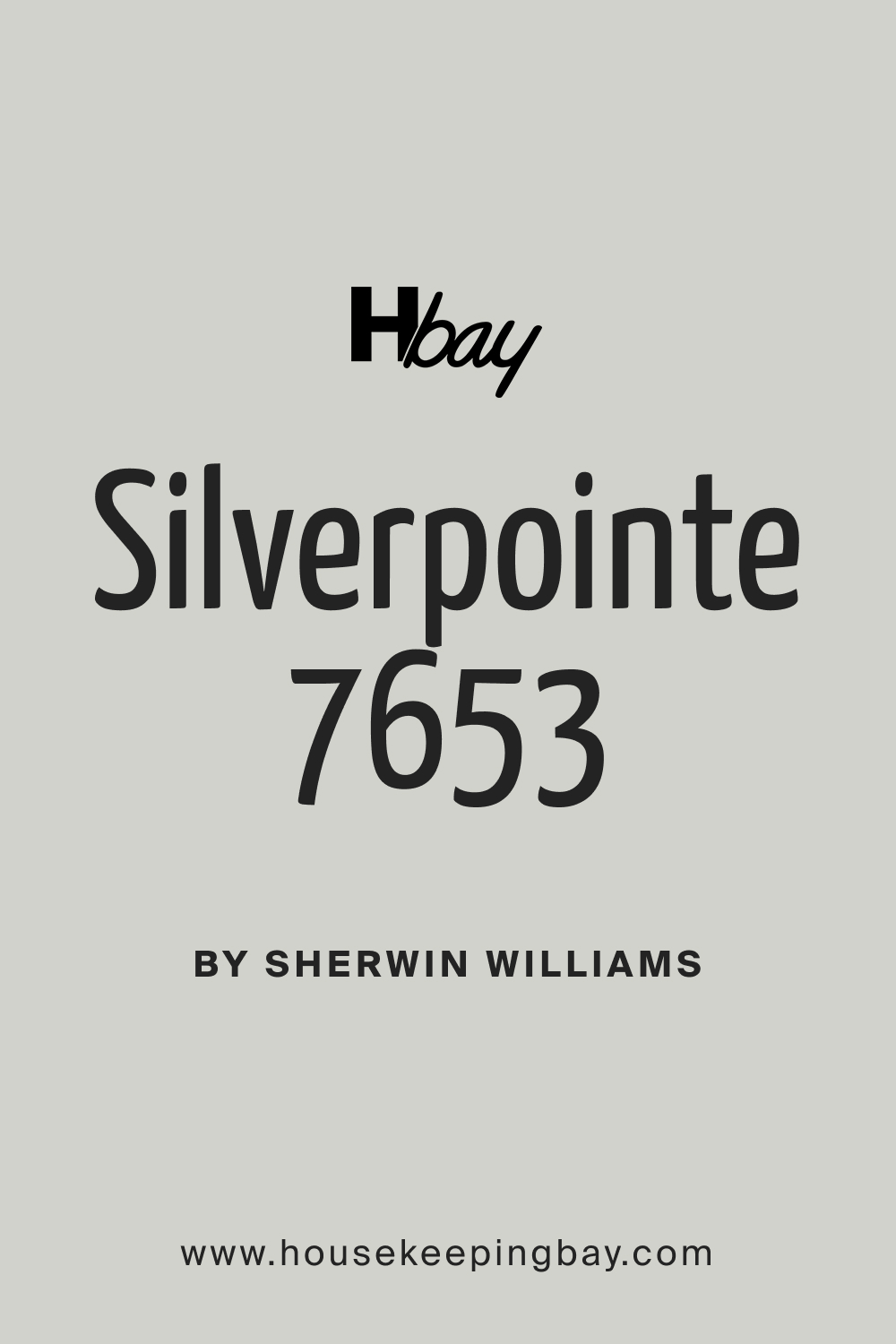 SW 7653 Silverpointe Paint Color by Sherwin Williams