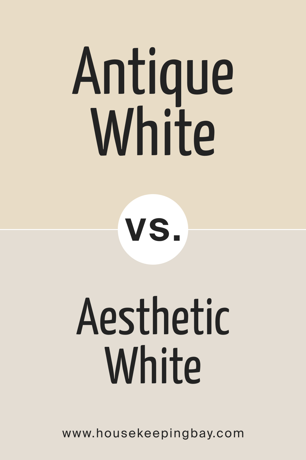 SW Antique White vs Aesthetic White