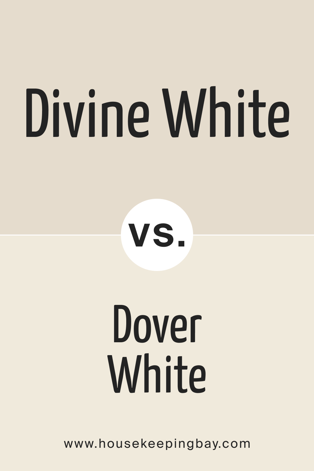 SW Divine White vs Dover White