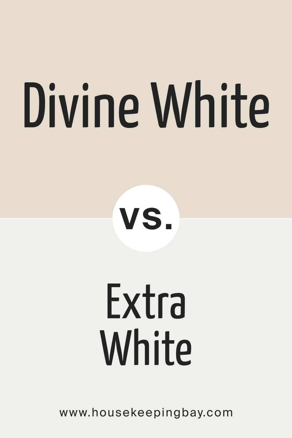 SW Divine White vs Extra White