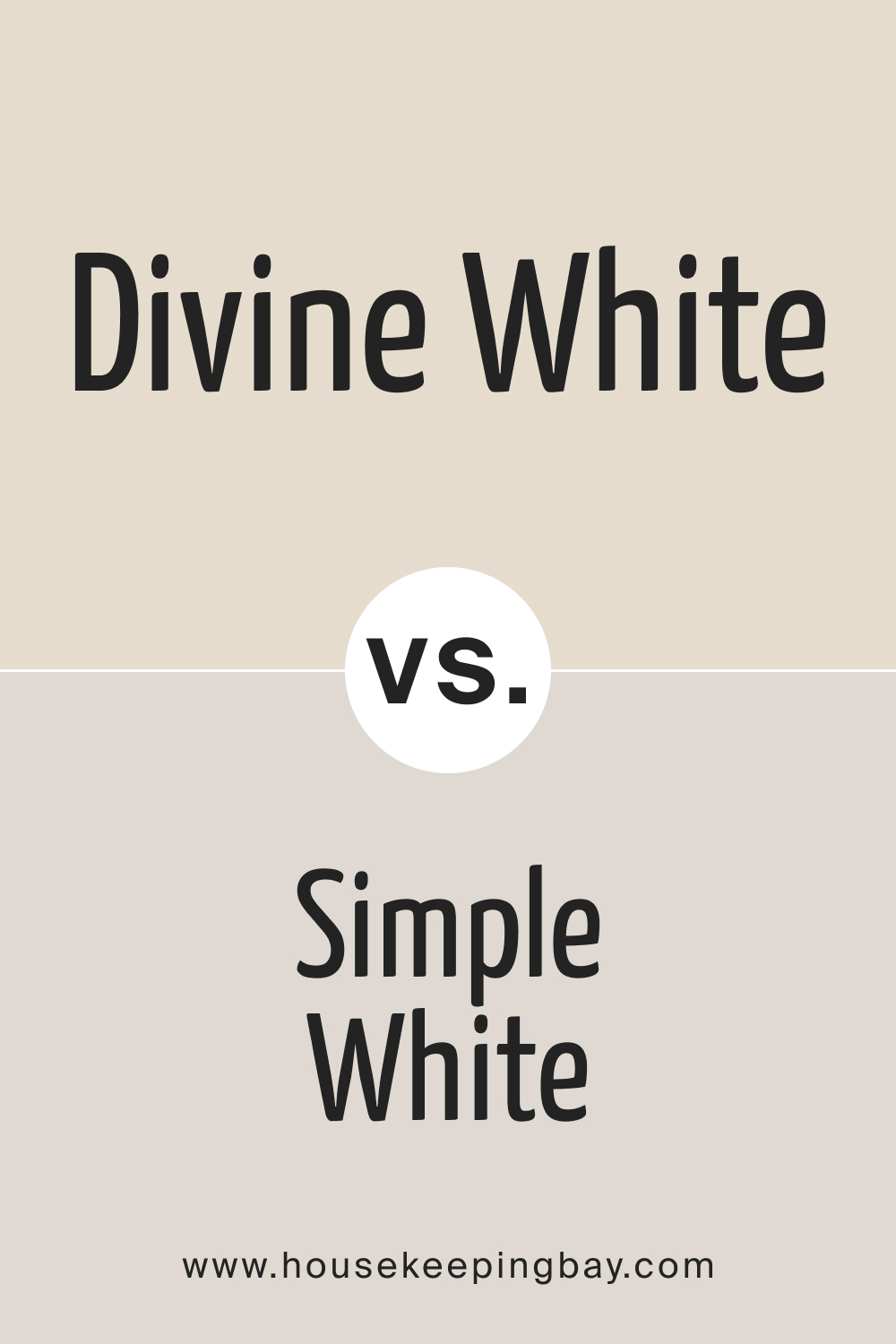 SW Divine White vs Simple White