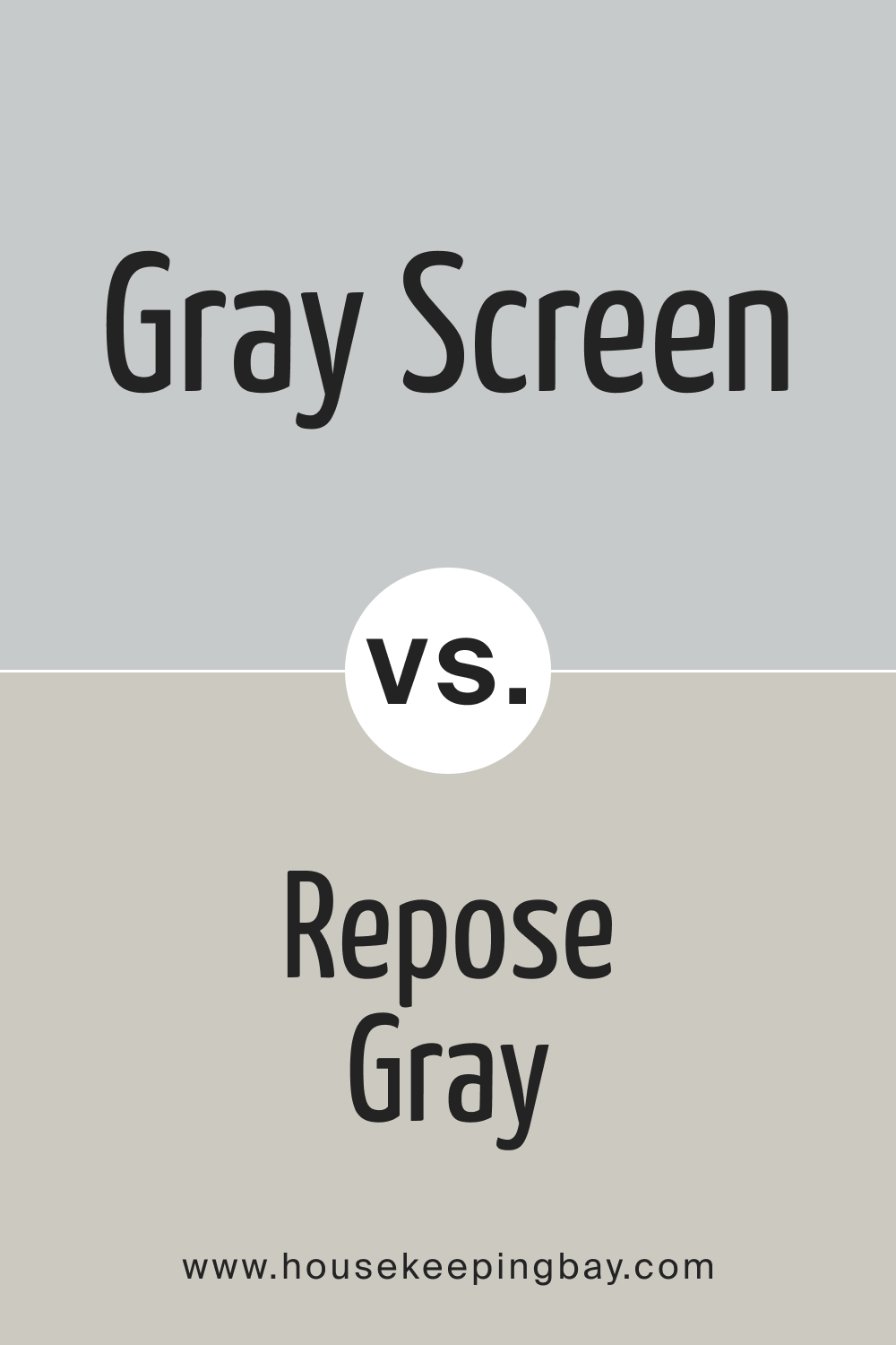 SW Gray Screen vs Repose Gray SW
