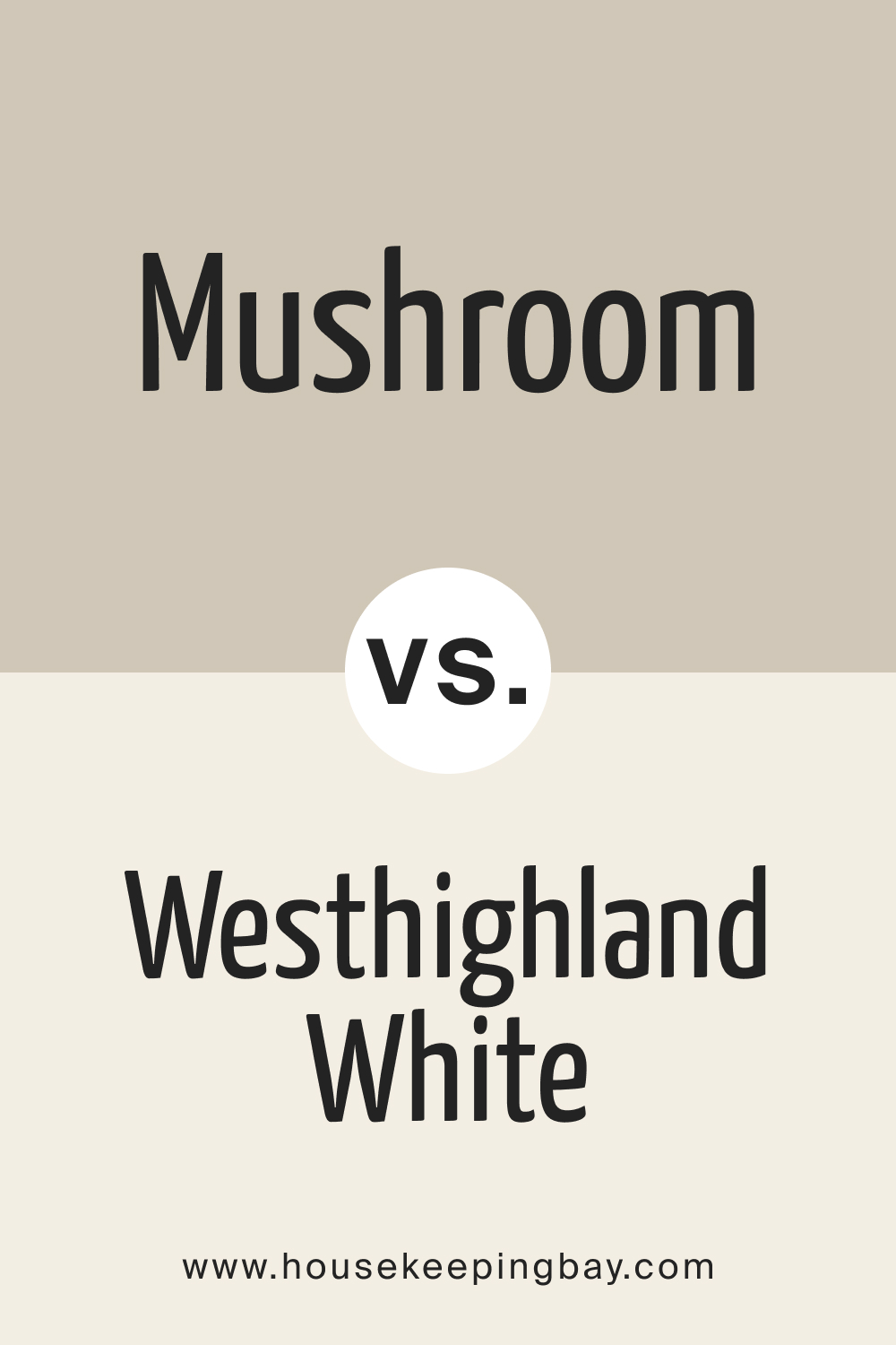 SW Mushroom vs Westhighland White