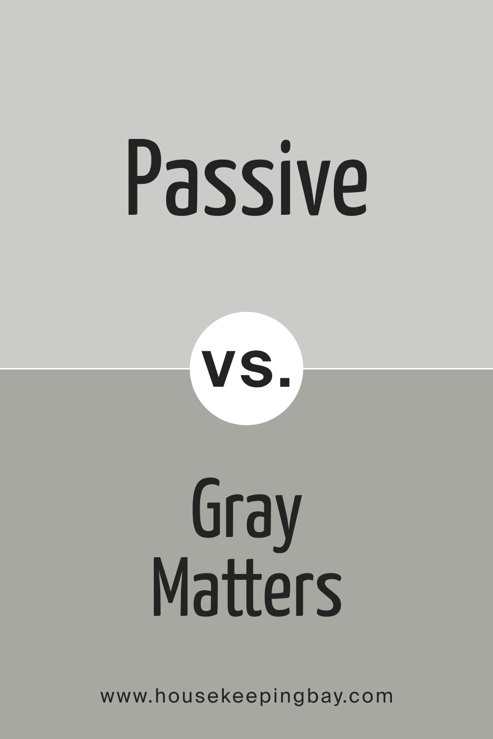 SW Passive vs Gray Matters