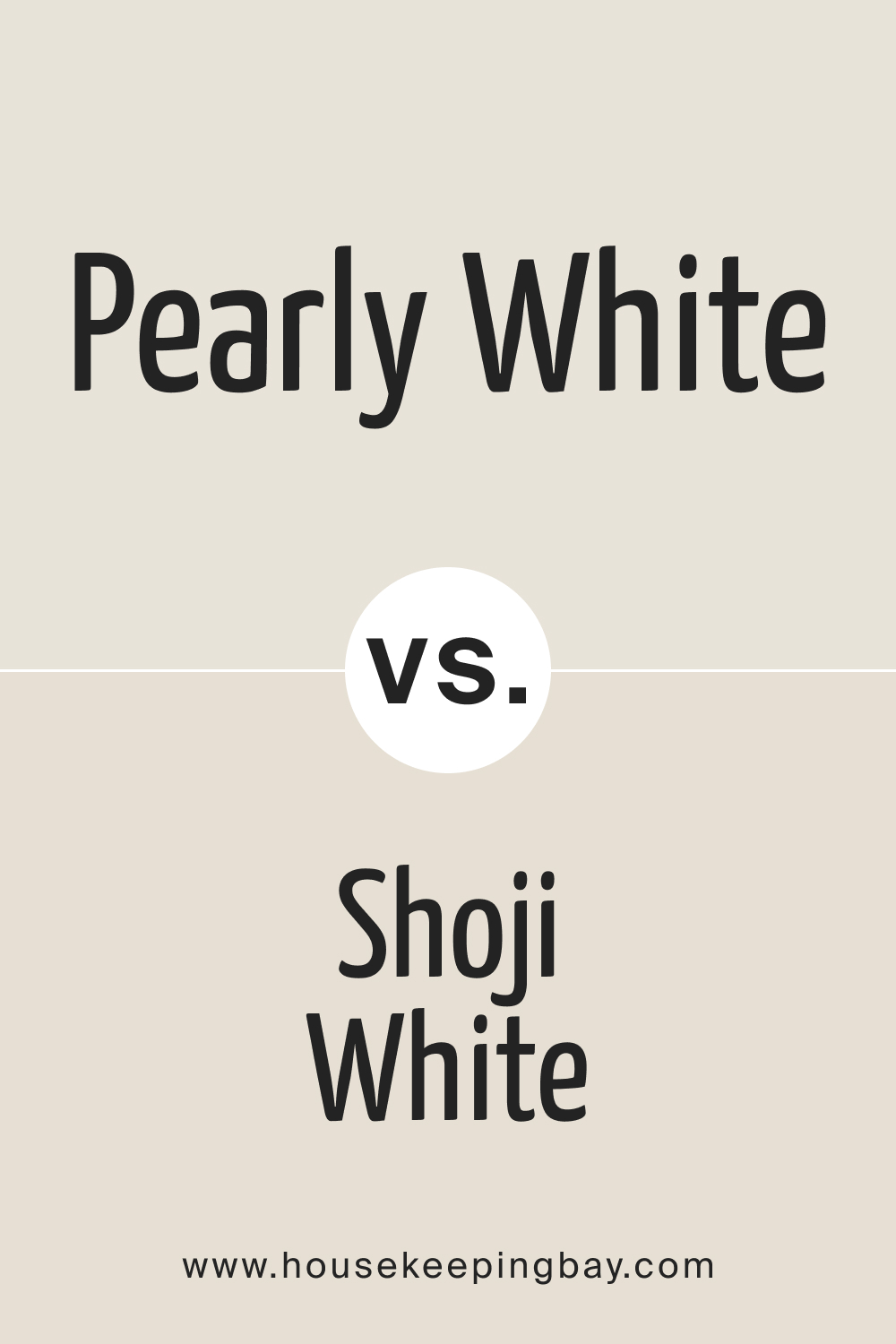 SW Pearly White vs Shoji White