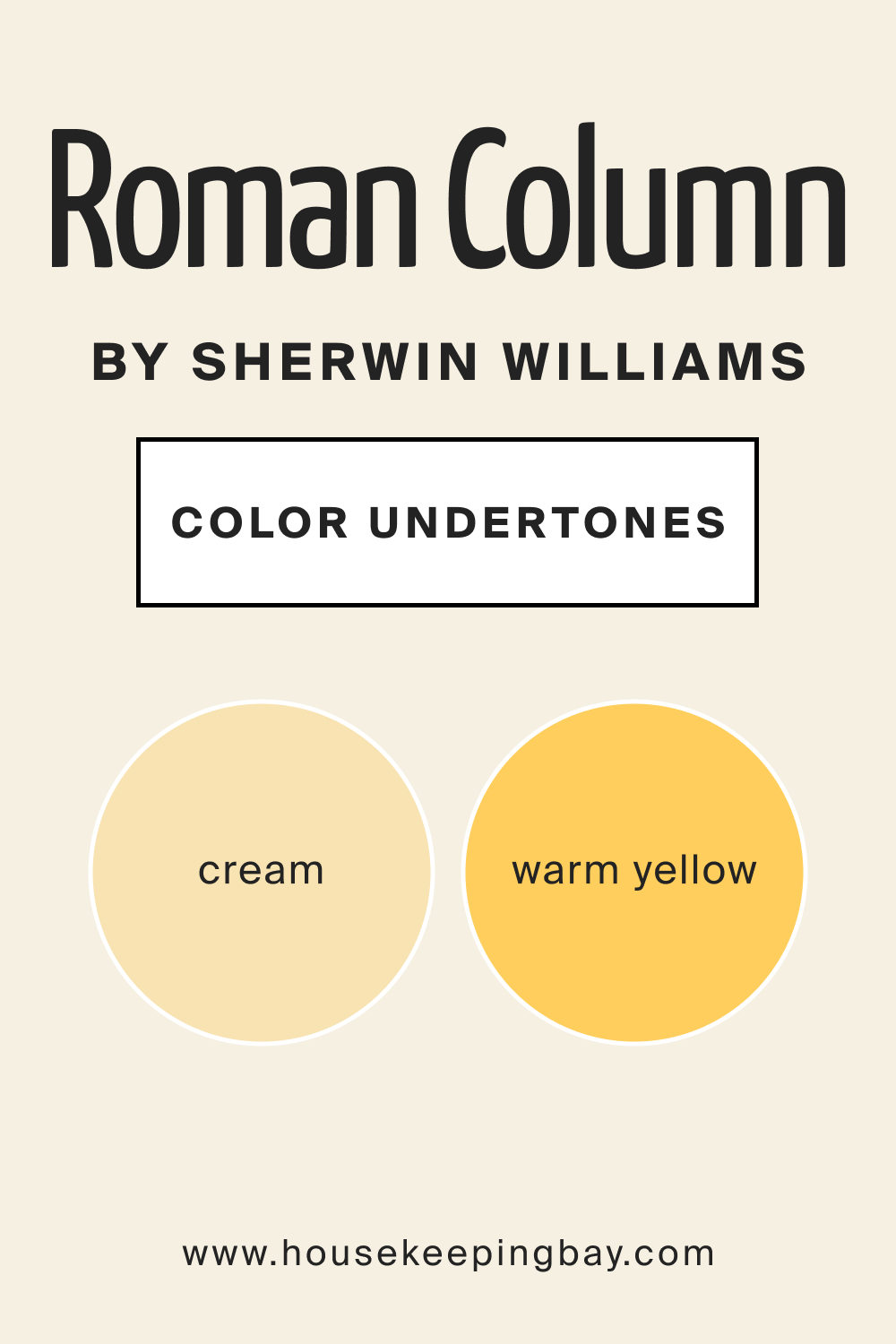 SW Roman Column by Sherwin Williams Main Color Undertone