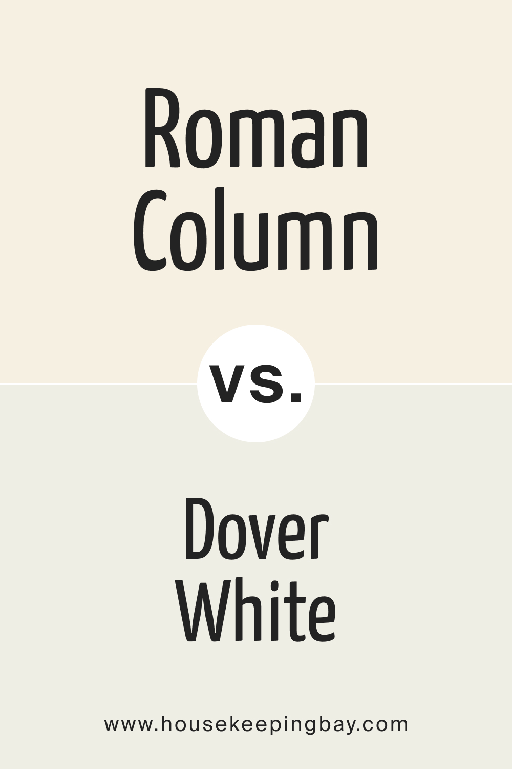 SW Roman Column vs Dover White