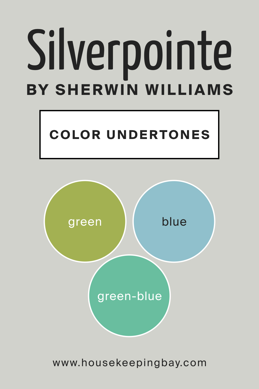 SW Silverpointe by Sherwin Williams Main Color Undertone