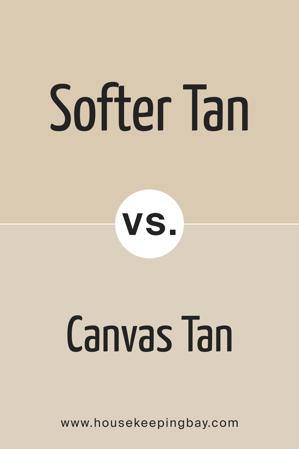 SW Softer Tan vs Canvas Tan