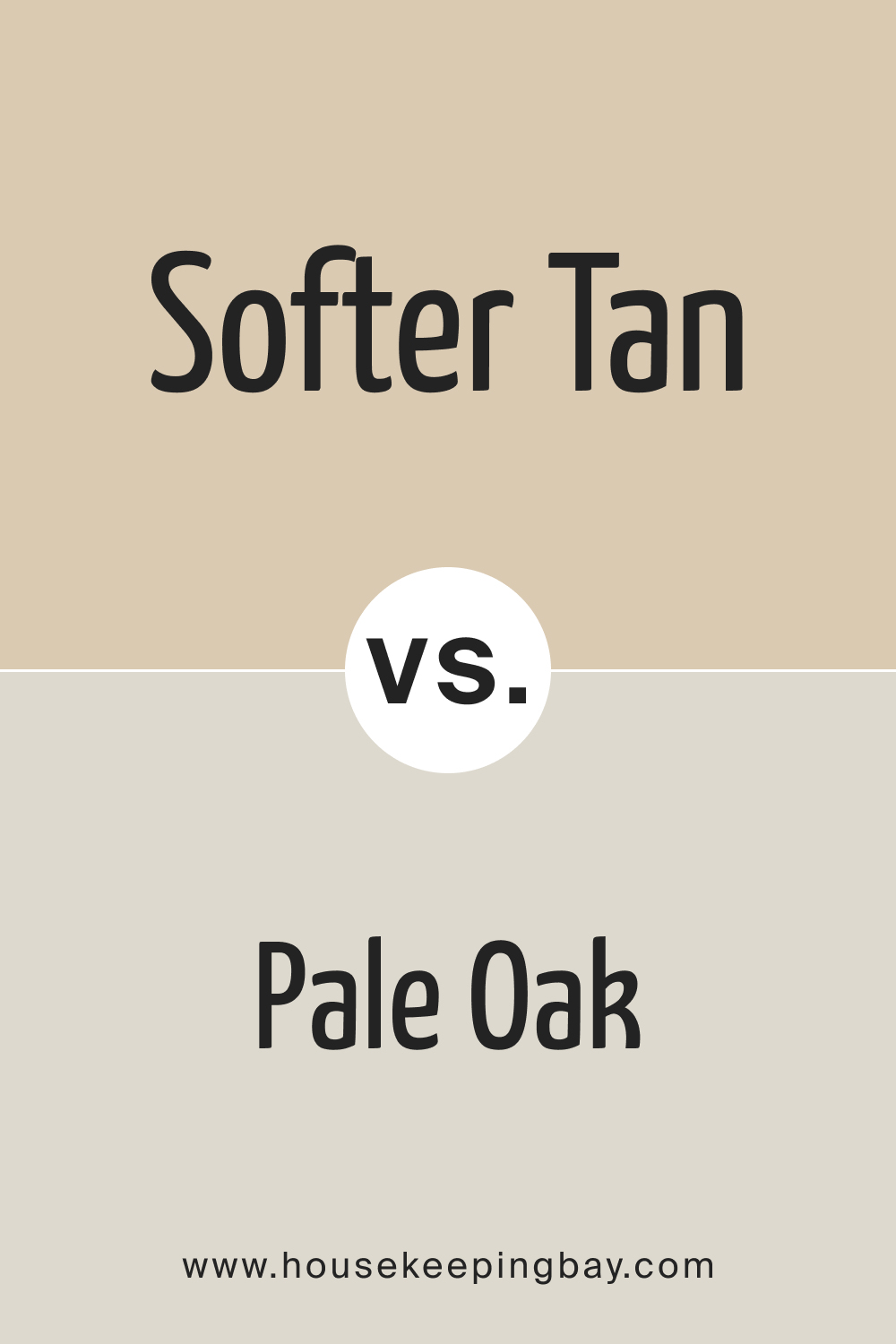 SW Softer Tan vs Pale Oak