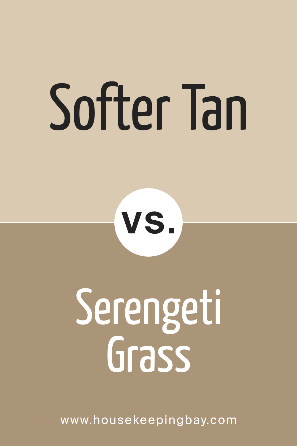 SW Softer Tan vs Serengeti Grass
