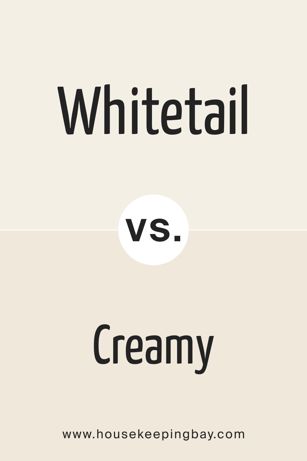 SW Whitetail vs Creamy