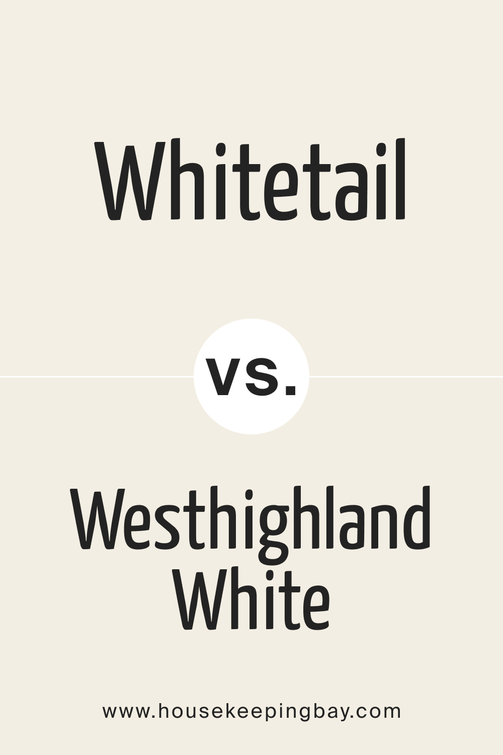 SW Whitetail vs Westhighland White