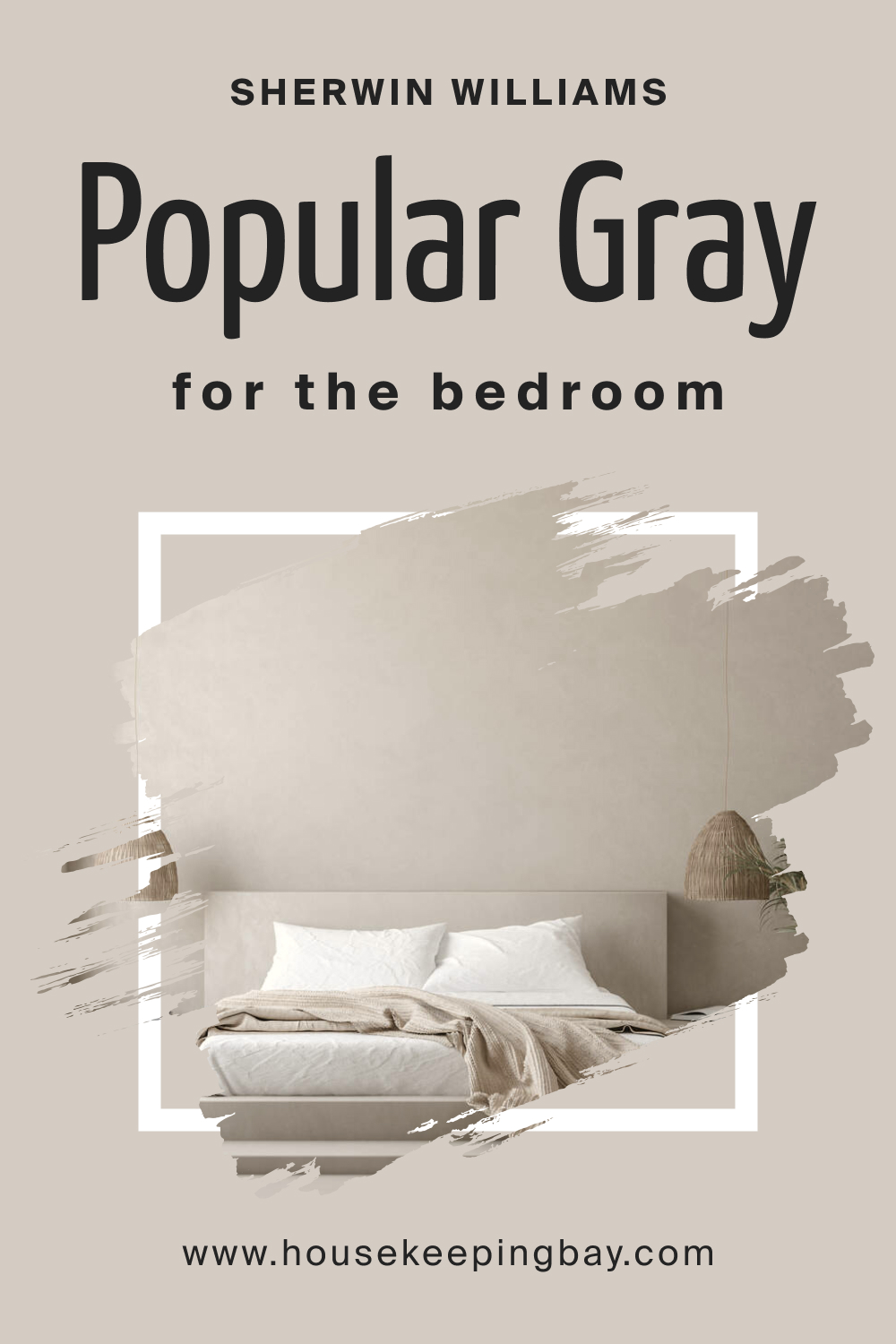 Sherwin Williams. Popular Gray SW For the bedroom