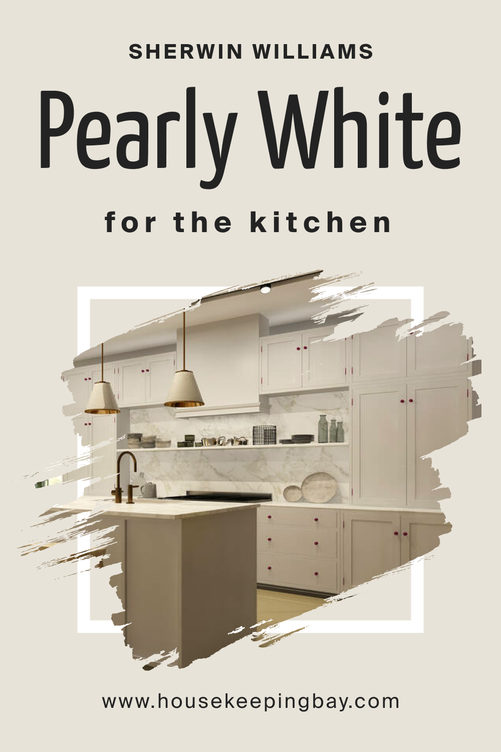 Sherwin Williams. SW Pearly White For the Kitchen