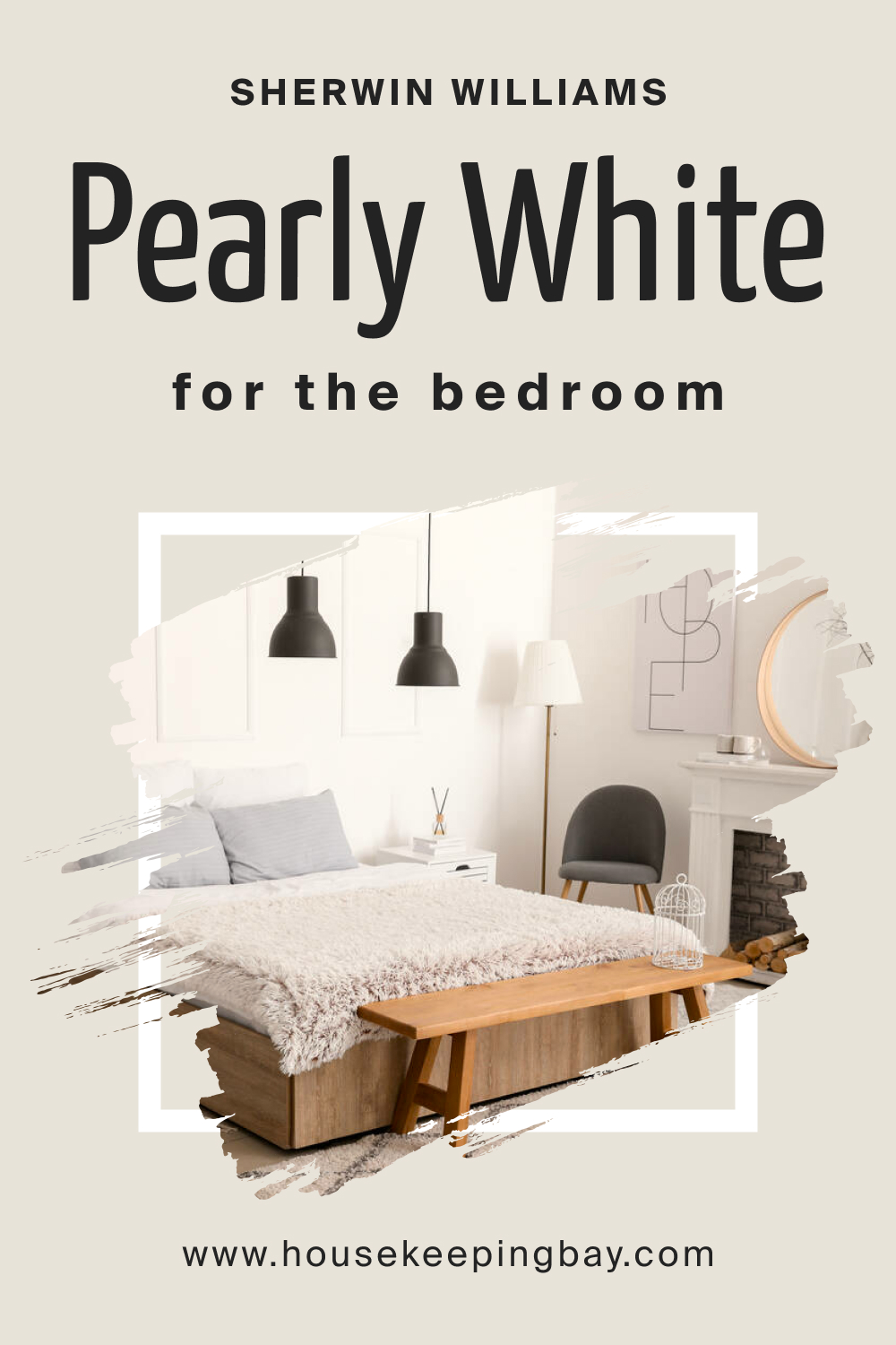 Sherwin Williams. SW Pearly White For the bedroom