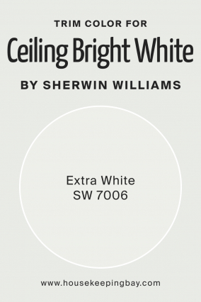 Ceiling Bright White Sw 7007 By Sherwin-williams