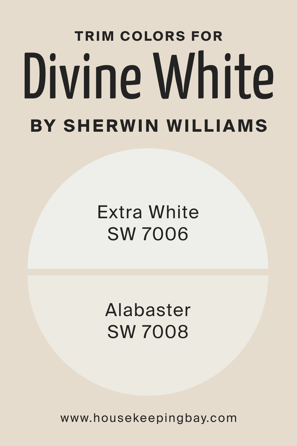 Trims Color for SW Divine White by Sherwin Williams